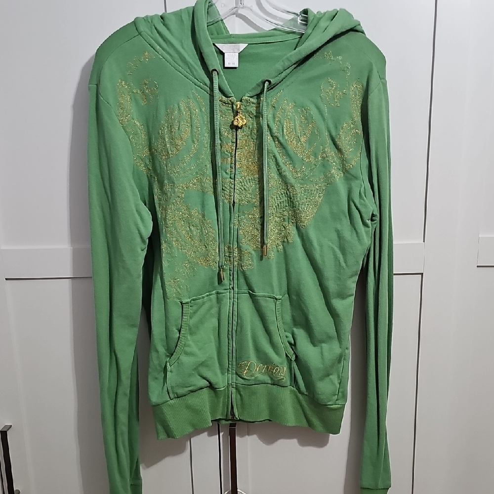 House Of Dereon Hoodie with Gold Accents